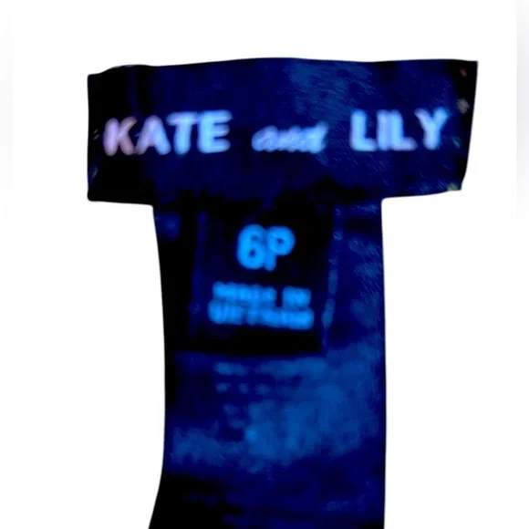 Kate & Lily Yellow Floral Midi Dress size 6P - Picture 7 of 7